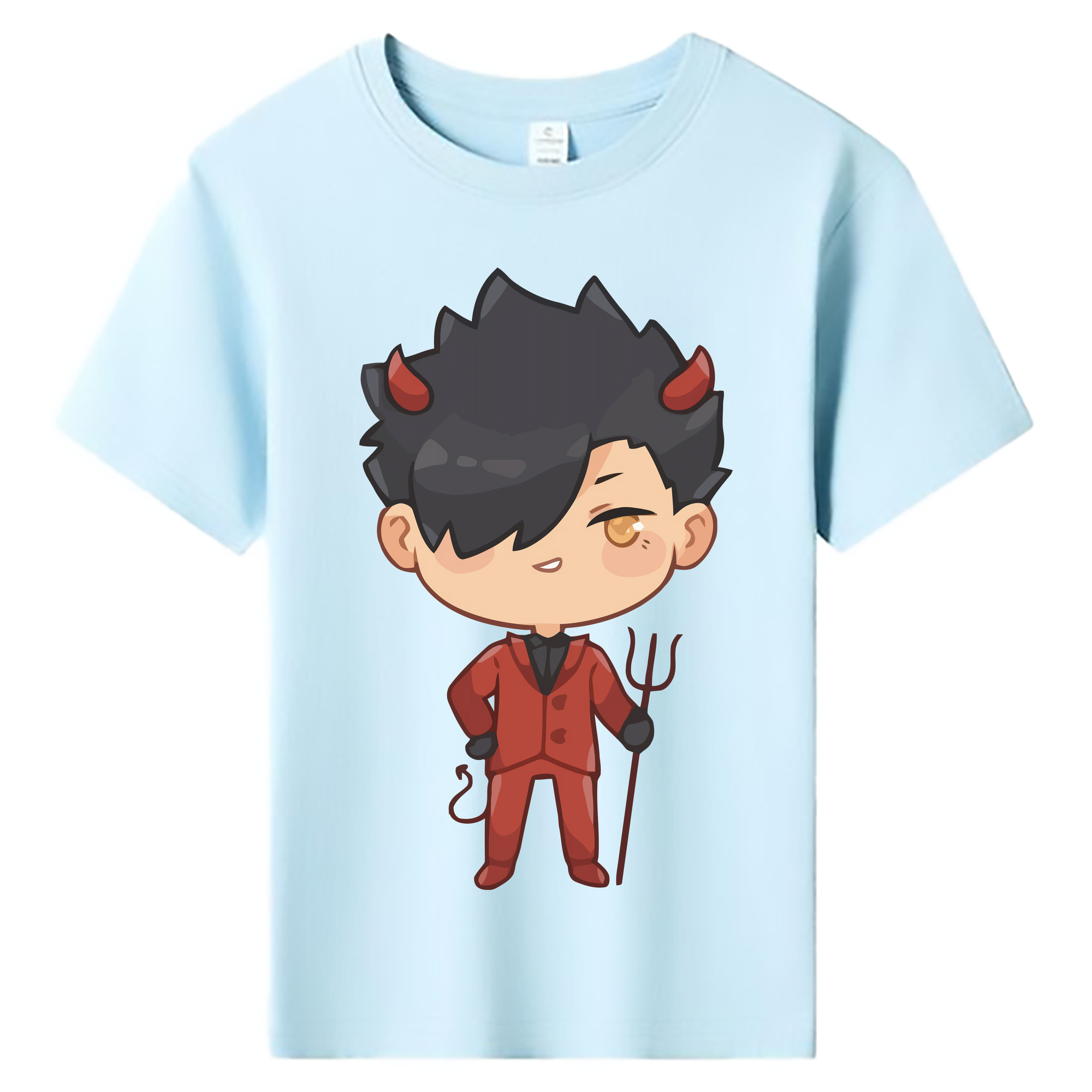 （画像用） ハイキュー!! Haikyu!! 綿100％キッズTシャツ（フロントプリント）